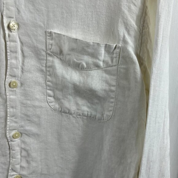 J. Crew 100% Irish line  tailored fit long sleeve button up - Picture 5 of 9